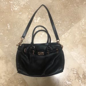 Michael Kors Black leather purse